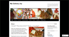 Desktop Screenshot of myculinaryjoy.com